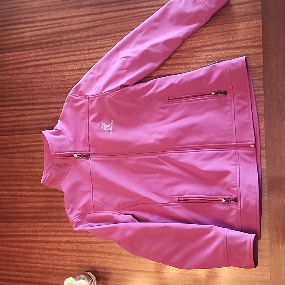 Land way zip up jacket, size M, purple